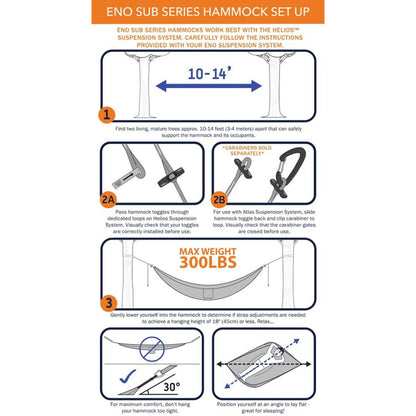  Eagles Nest Outfitters SuperSub Ultralight Hammock