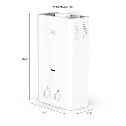  Eccotemp 3.0 GPM Portable Outdoor Tankless Water Heater - White