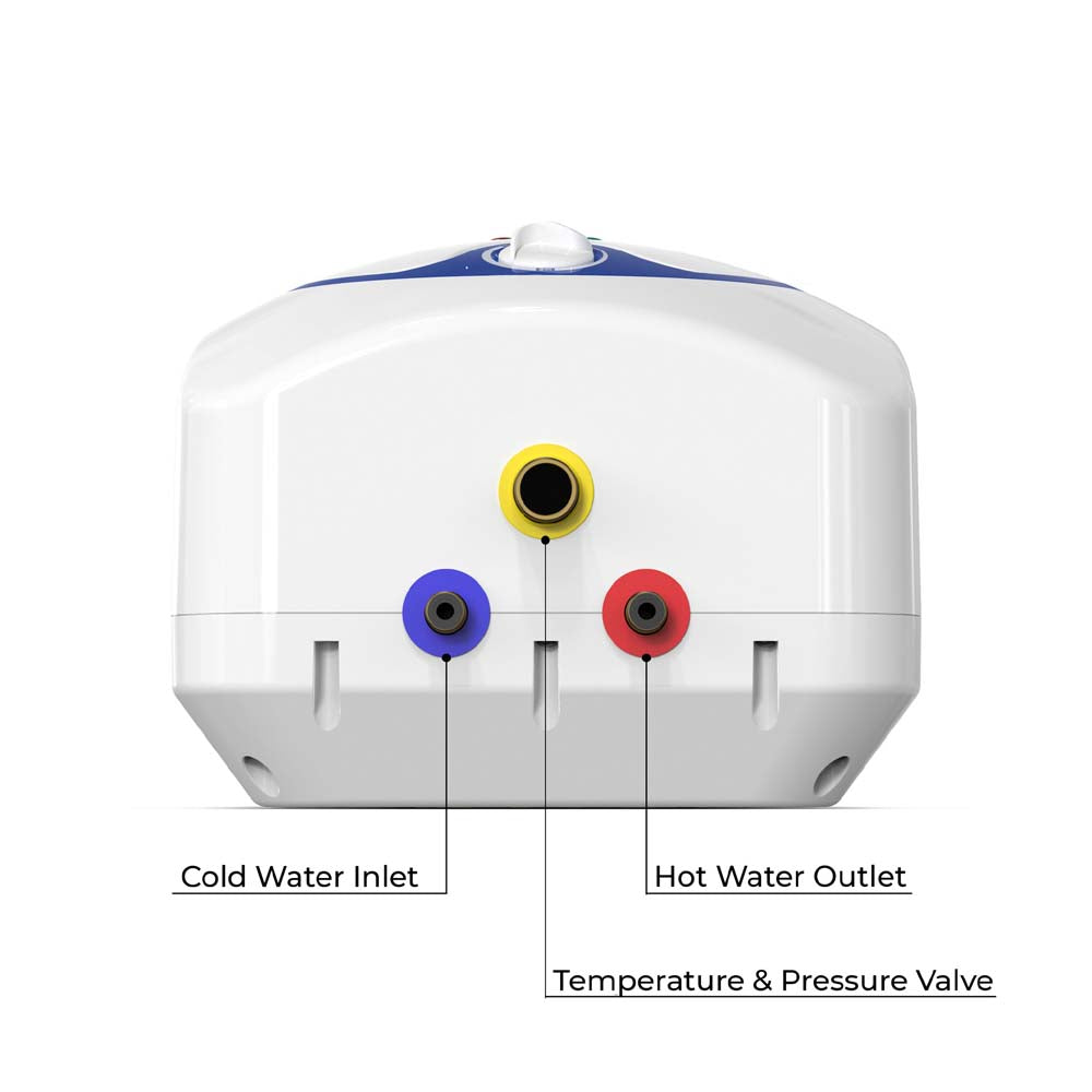  Eccotemp Electric 7 Gallon Mini Storage Tank Water Heater - White