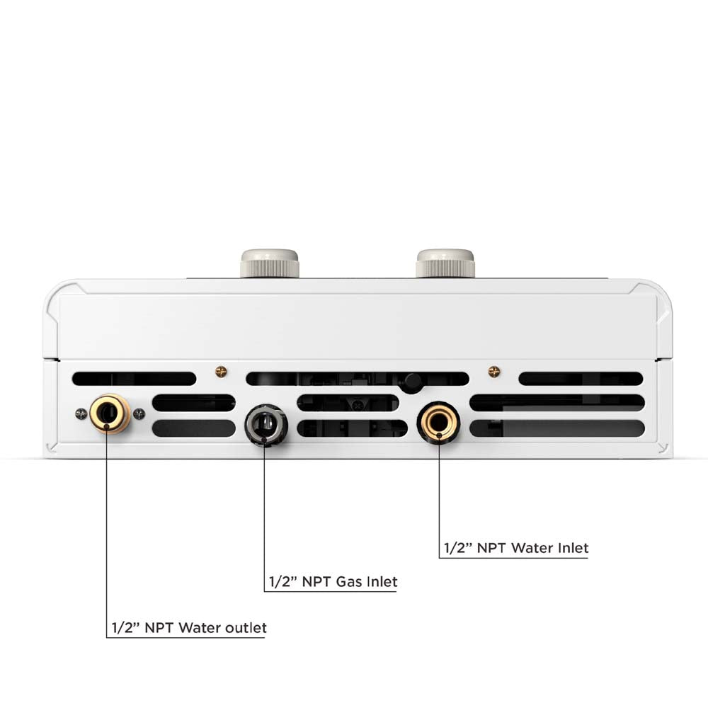  Eccotemp Indoor 4.0 GPM Natural Gas Tankless Water Heater - White