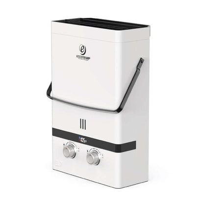  Eccotemp Luxe 1.85 GPM 52K BTU Portable Outdoor Tankless Water Heater - Pearl White