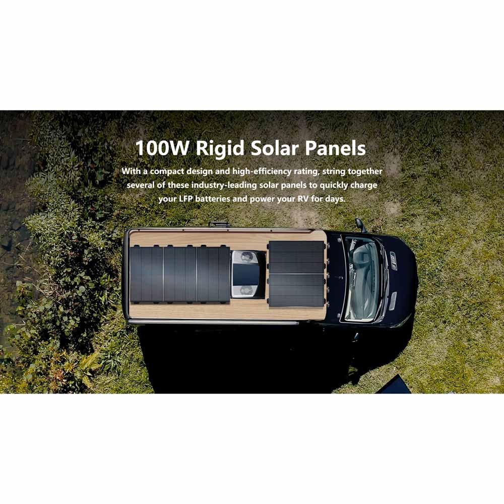  EcoFlow 100W Rigid Solar Panel