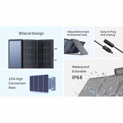  EcoFlow 220W Bifacial Portable Solar Panel