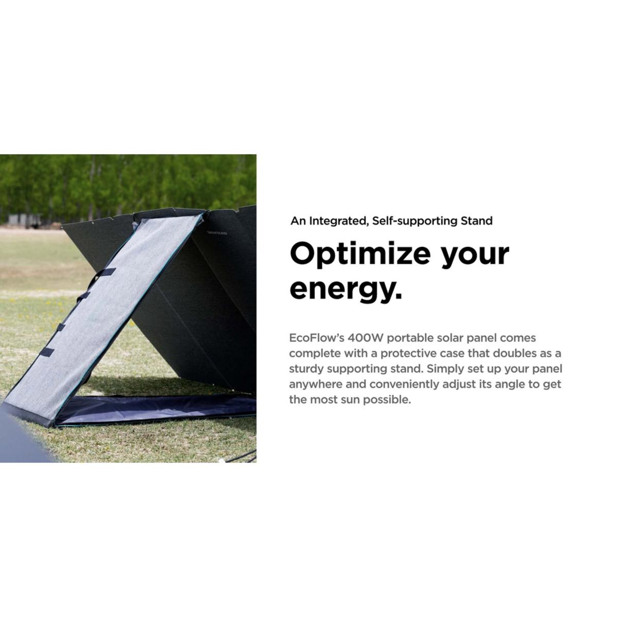  EcoFlow 400W Portable Solar Panel