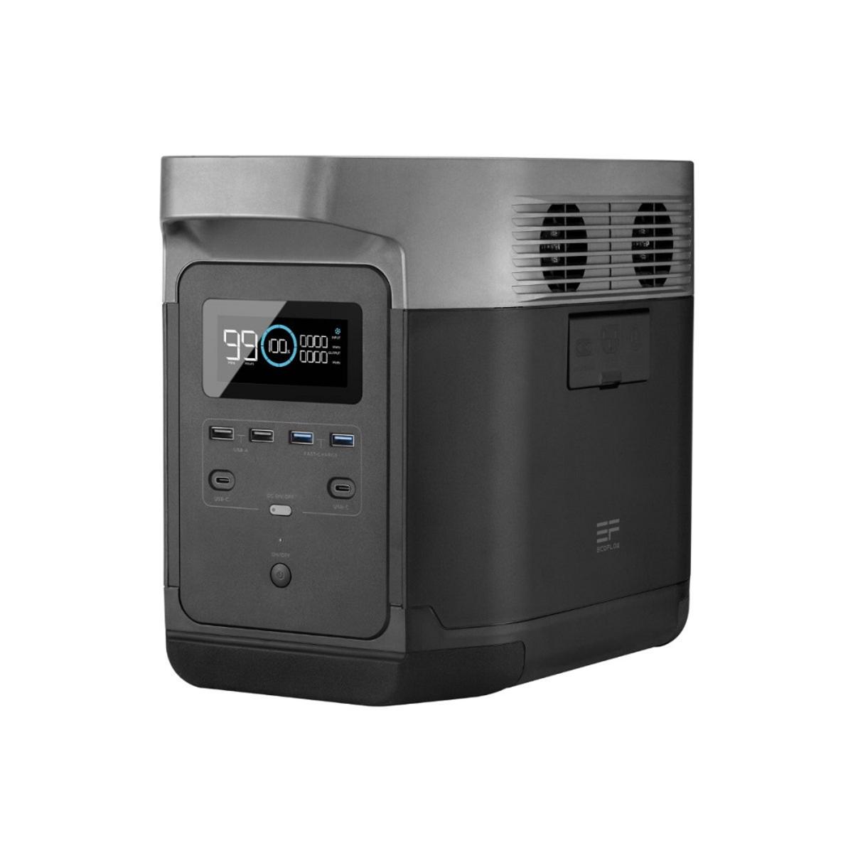  EcoFlow Delta 1300 Portable Power Station - Gray & Black