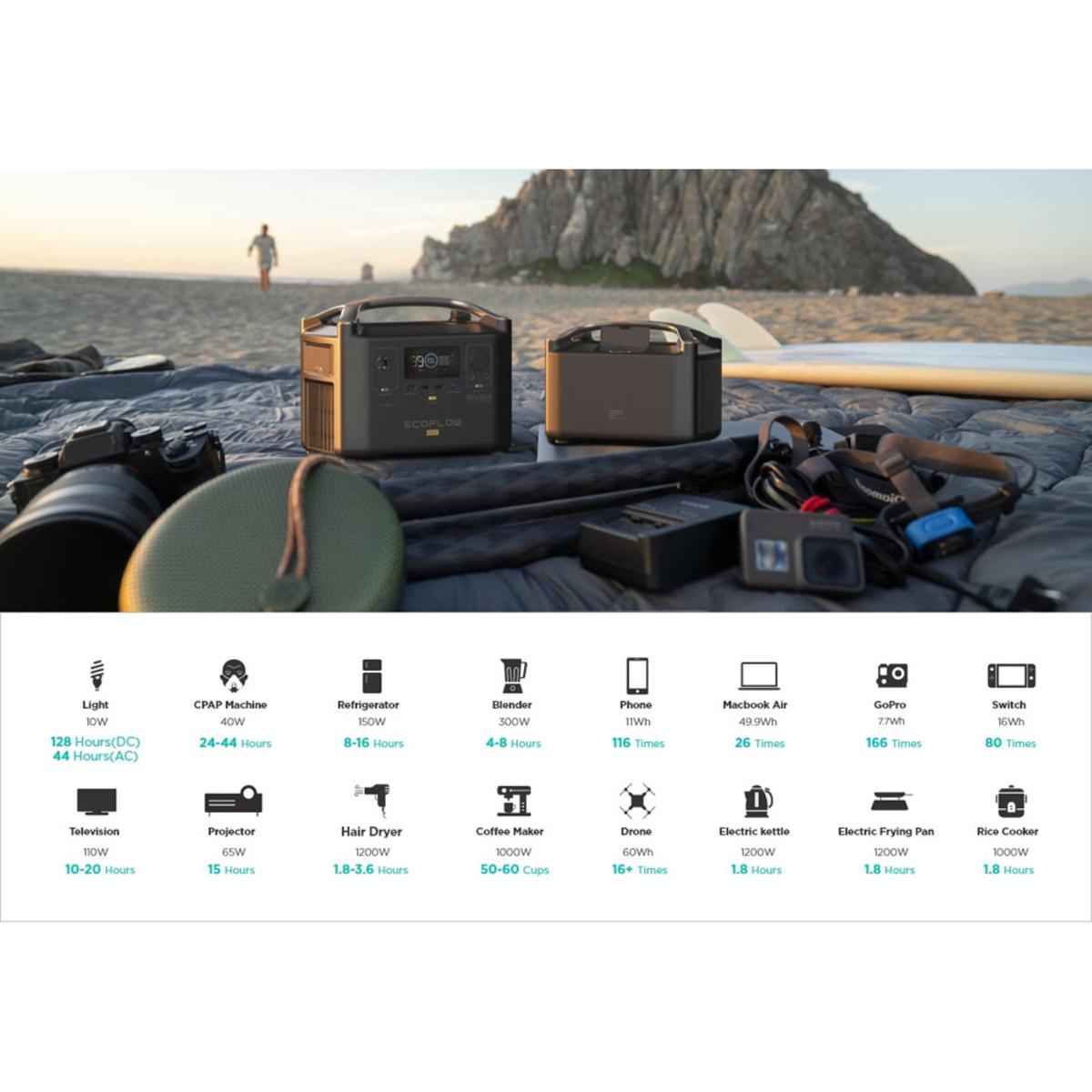  EcoFlow River Pro Extra Battery - Black