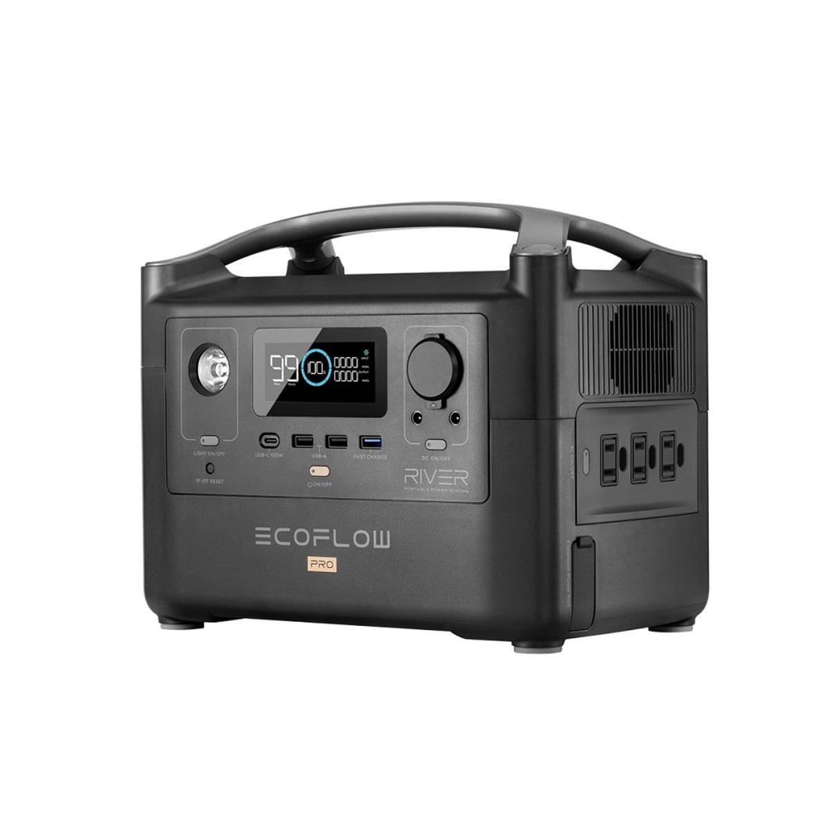  EcoFlow River Pro Portable Power Station - Black