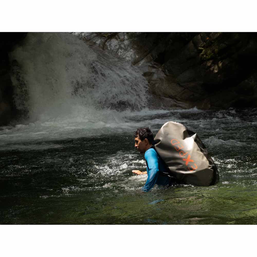 Exped Tempest 70L Duffle Backpack - Black/Olive Grey