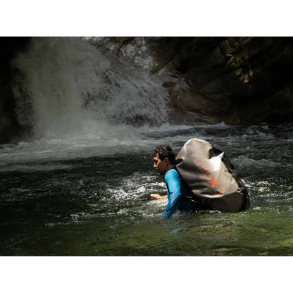  Exped Tempest 70L Duffle Backpack - Black/Olive Grey