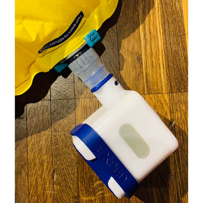  Exped Widget Electric Pump - White/Navy