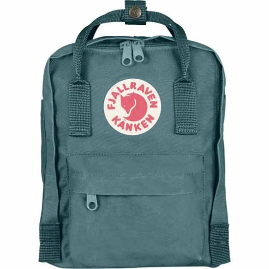  FjallRaven Kanken Mini Kids Backpack - Frost-Green
