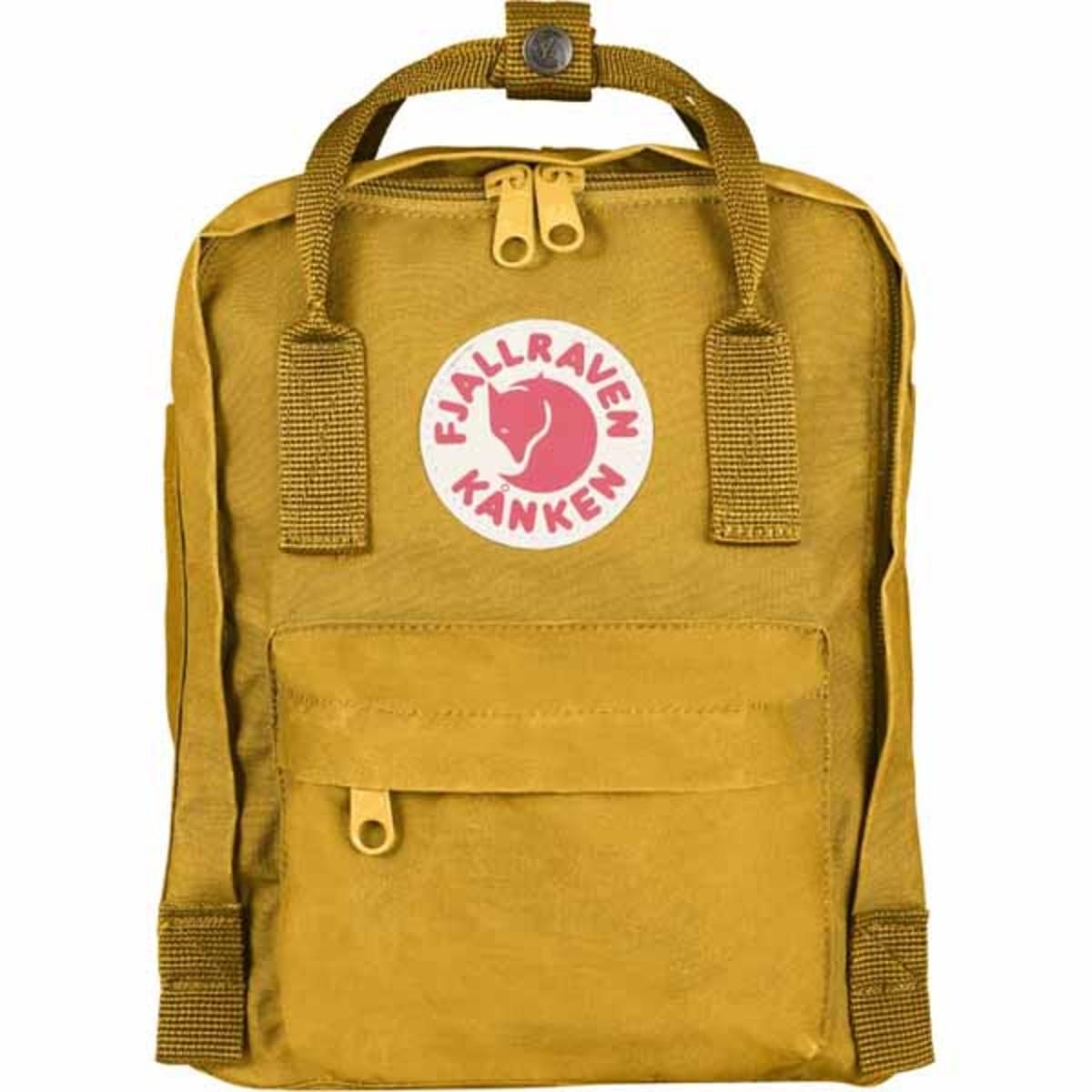  FjallRaven Kanken Mini Kids Backpack - Ochre