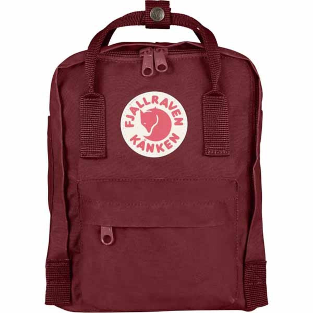  FjallRaven Kanken Mini Kids Backpack - Ox-Red