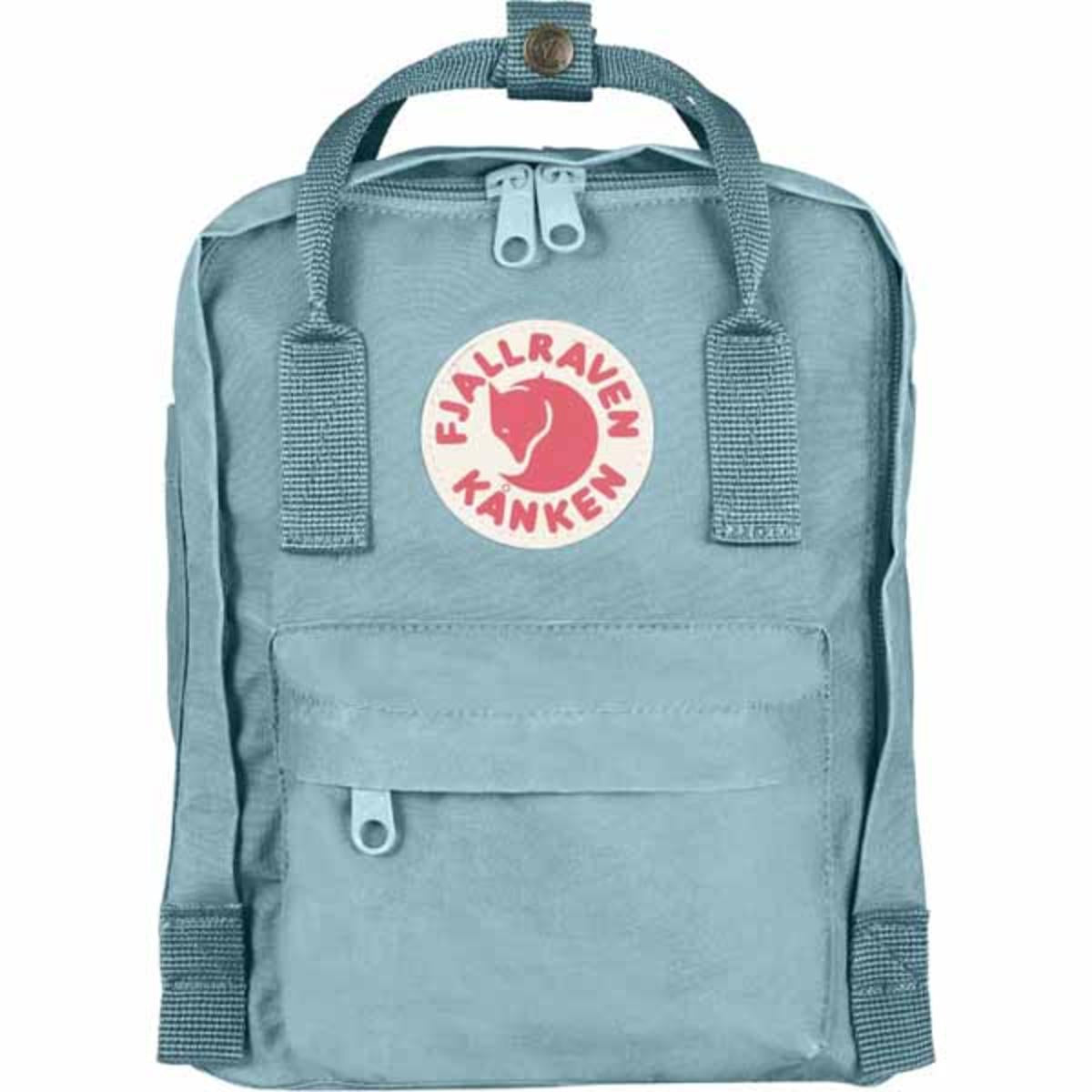  FjallRaven Kanken Mini Kids Backpack - Sky-Blue