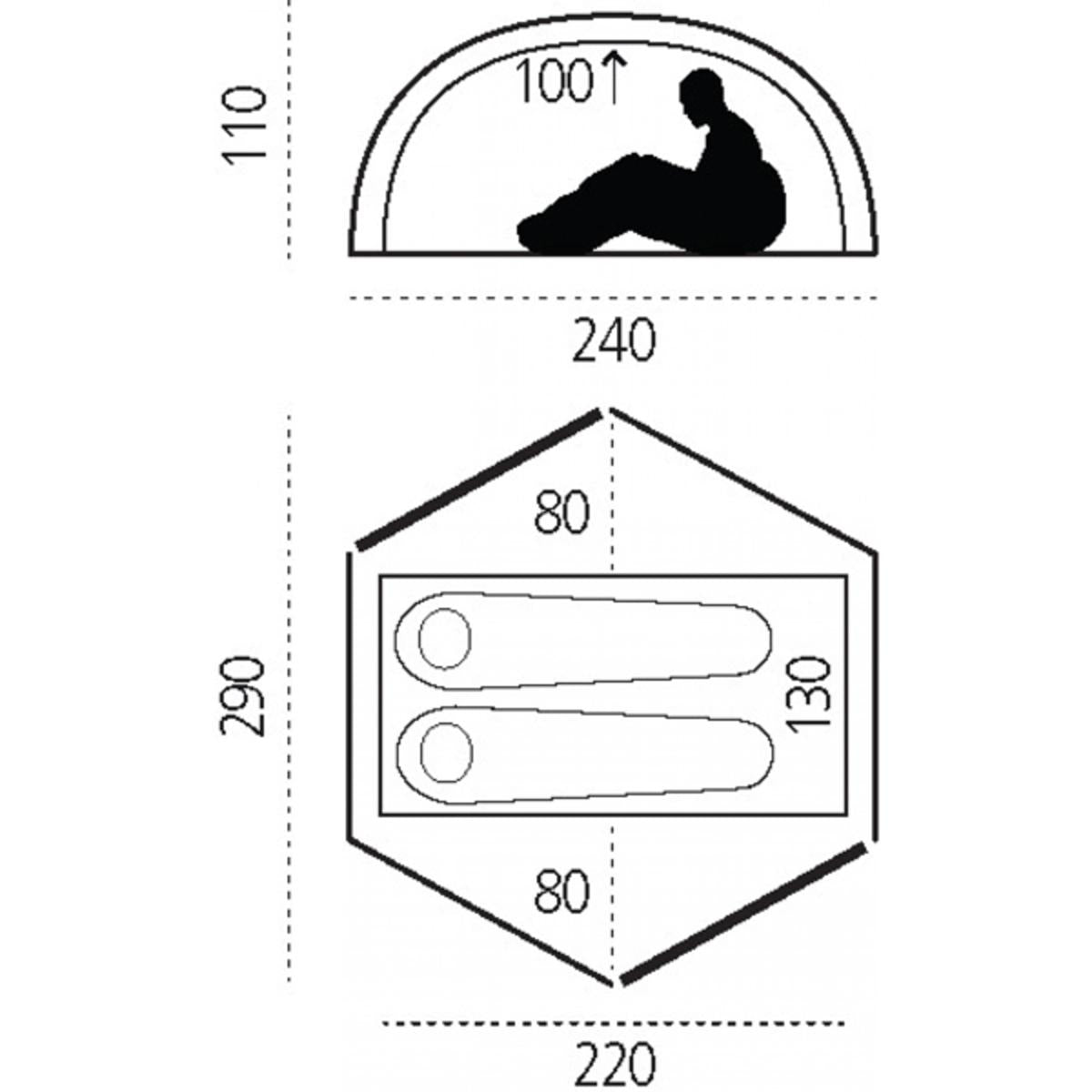  FjallRaven Keb Dome 2 Tent
