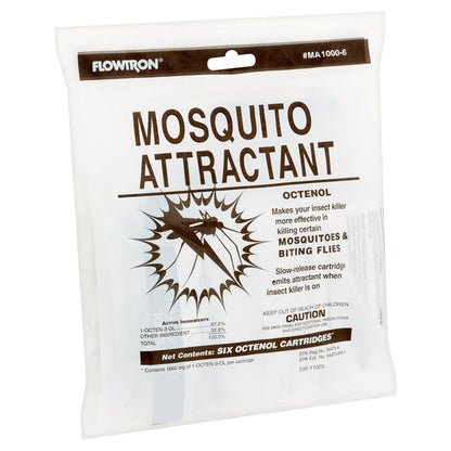  Flowtron MA1000-6 Octenol Mosquito Attractant Cartridge Six Octenol (6-Pack)