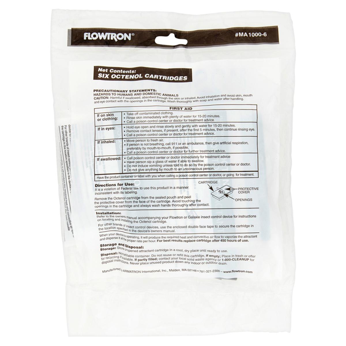  Flowtron MA1000-6 Octenol Mosquito Attractant Cartridge Six Octenol (6-Pack)
