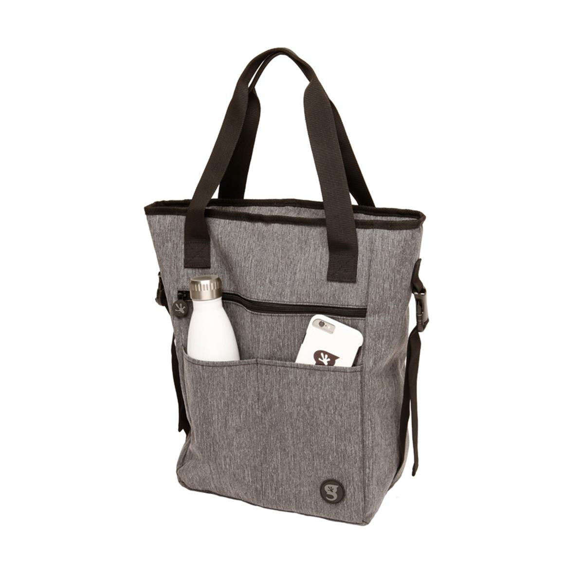  Geckobrands Convertible Tote & Backpack - Everyday Grey