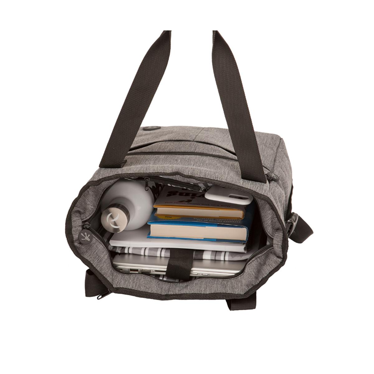  Geckobrands Convertible Tote & Backpack - Everyday Grey