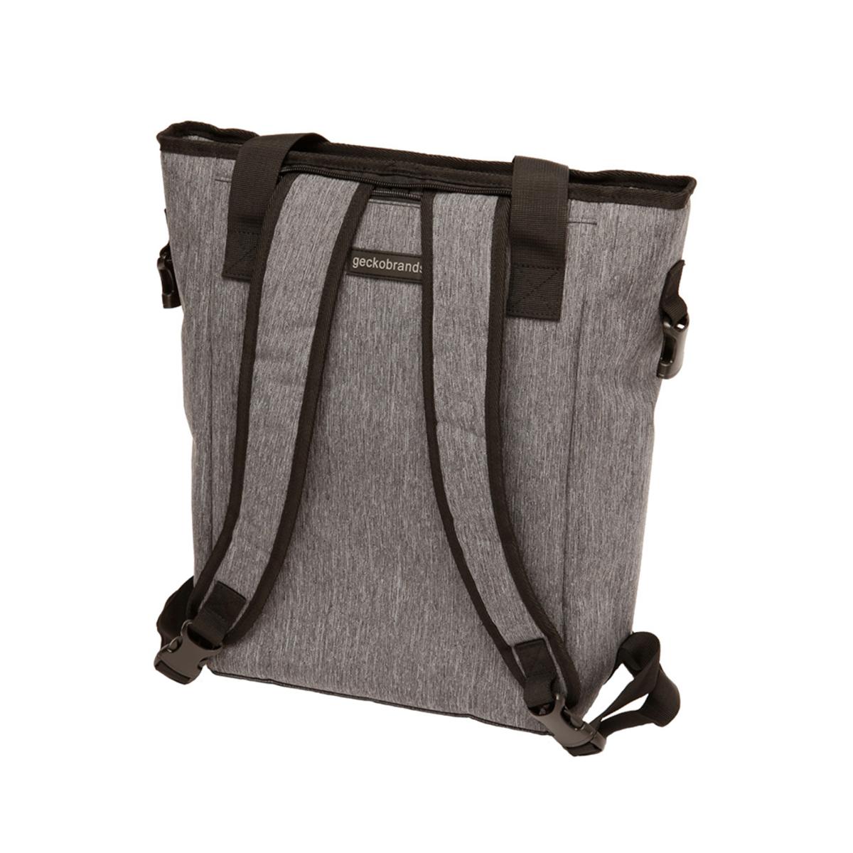  Geckobrands Convertible Tote & Backpack - Everyday Grey