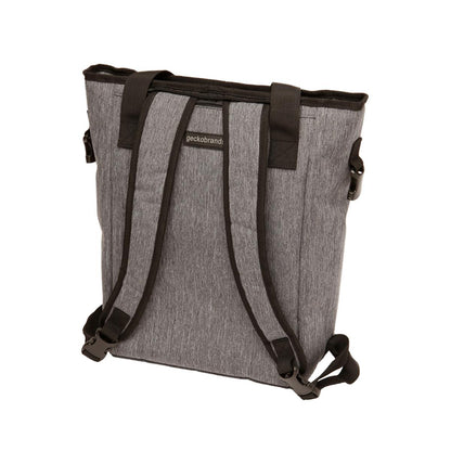  Geckobrands Convertible Tote & Backpack - Everyday Grey