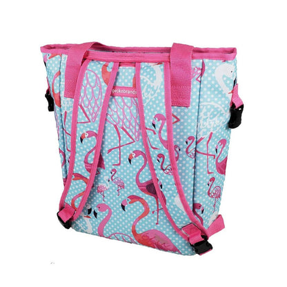  Geckobrands Convertible Tote & Backpack - Flamingo