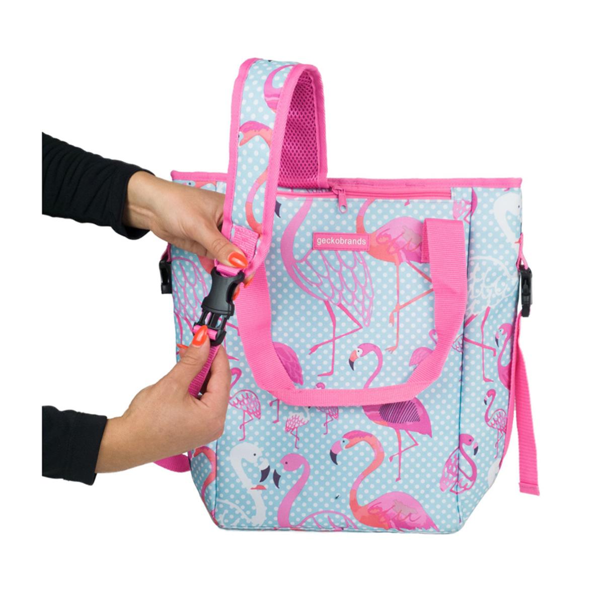  Geckobrands Convertible Tote & Backpack - Flamingo