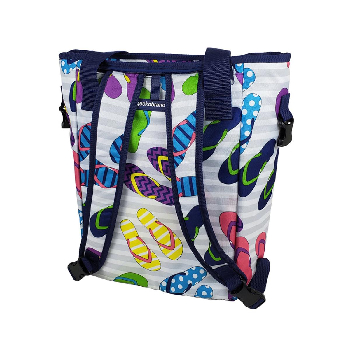  Geckobrands Convertible Tote & Backpack - Flip Flop