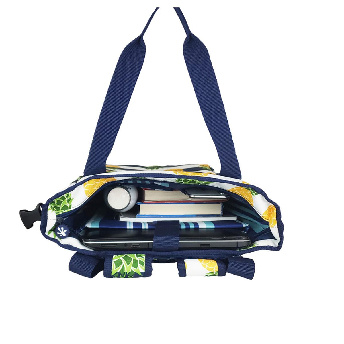  Geckobrands Convertible Tote & Backpack - Pineapple