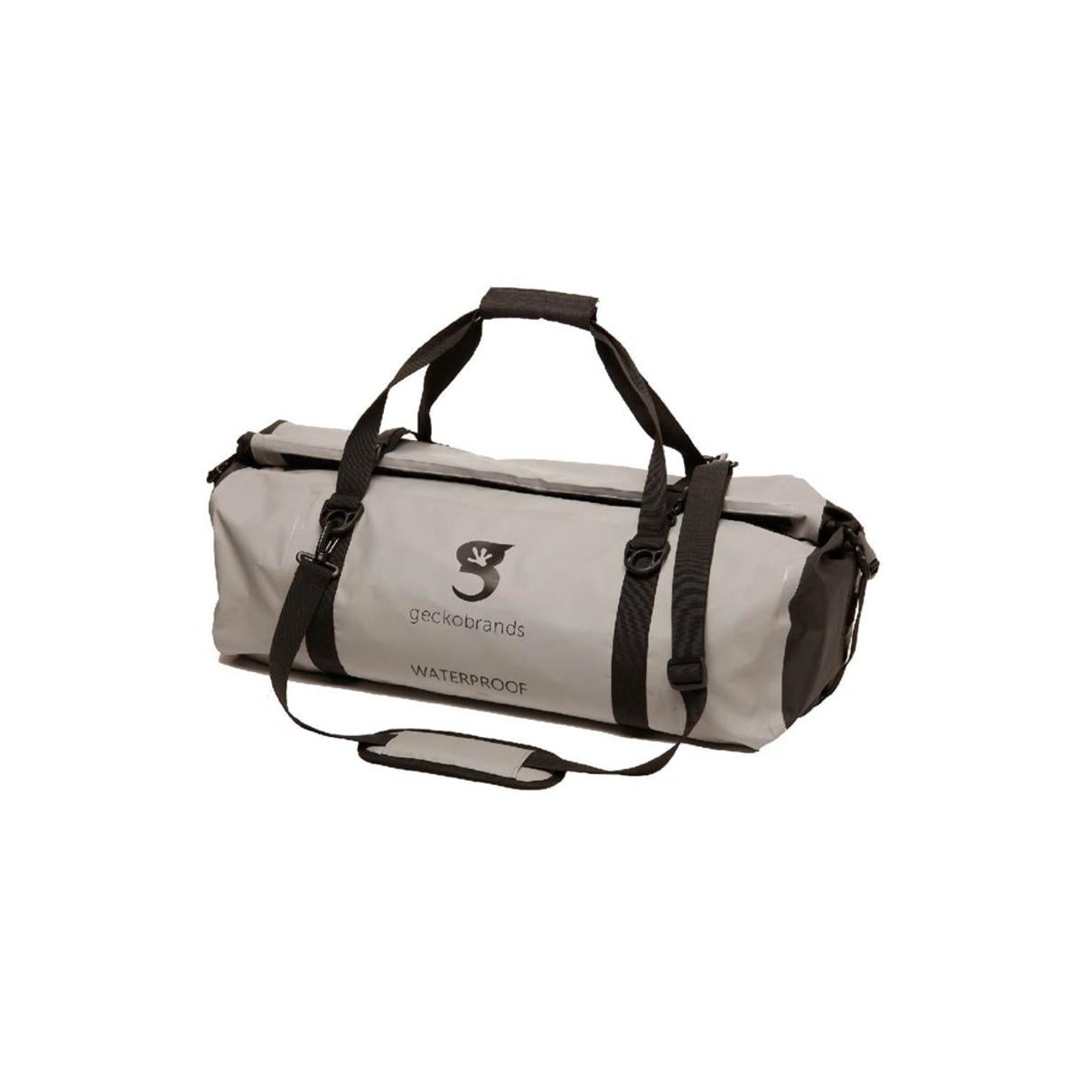  Geckobrands Waterproof 50L PVC Duffel - Grey