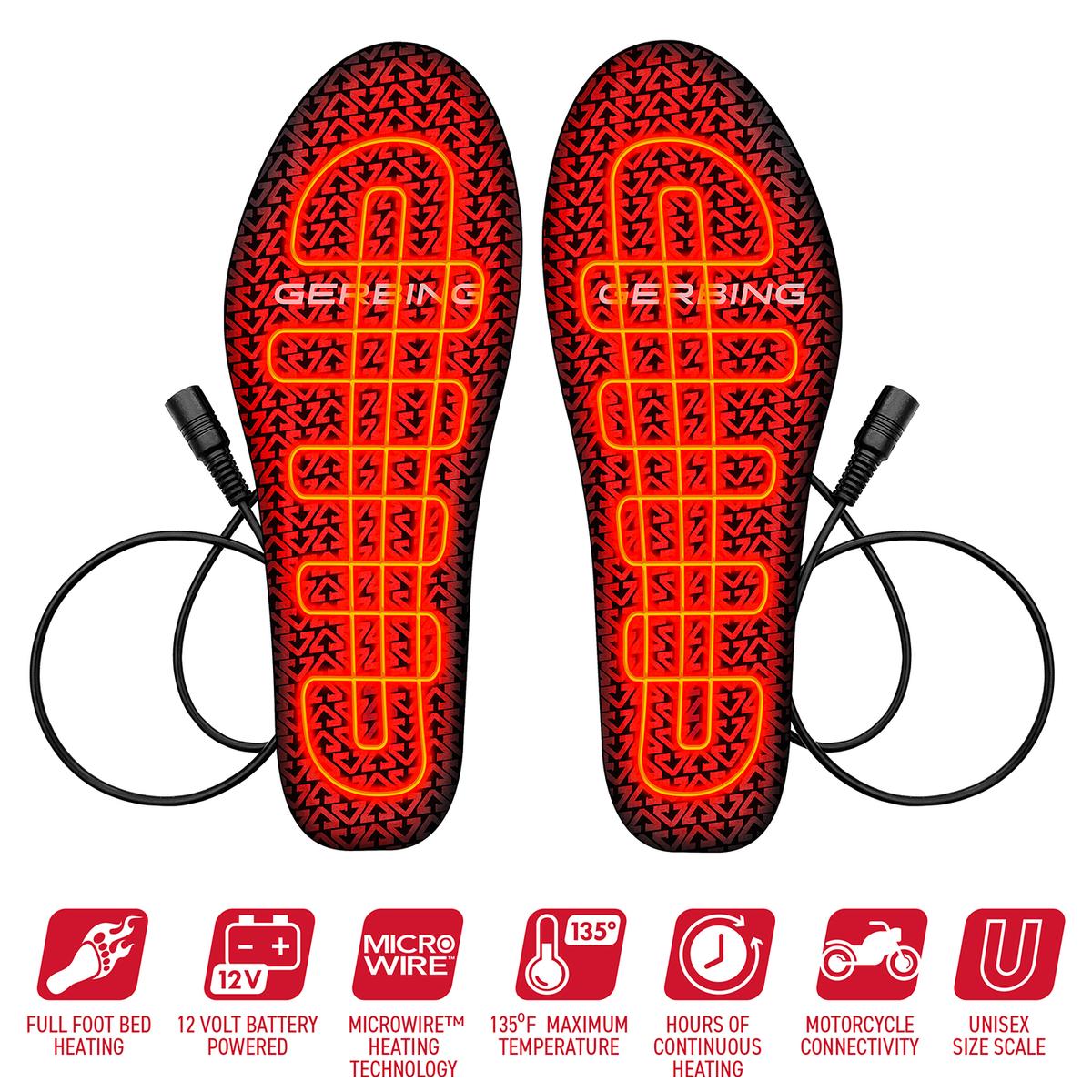  Gerbing 12V Motorcycle Heated Insoles