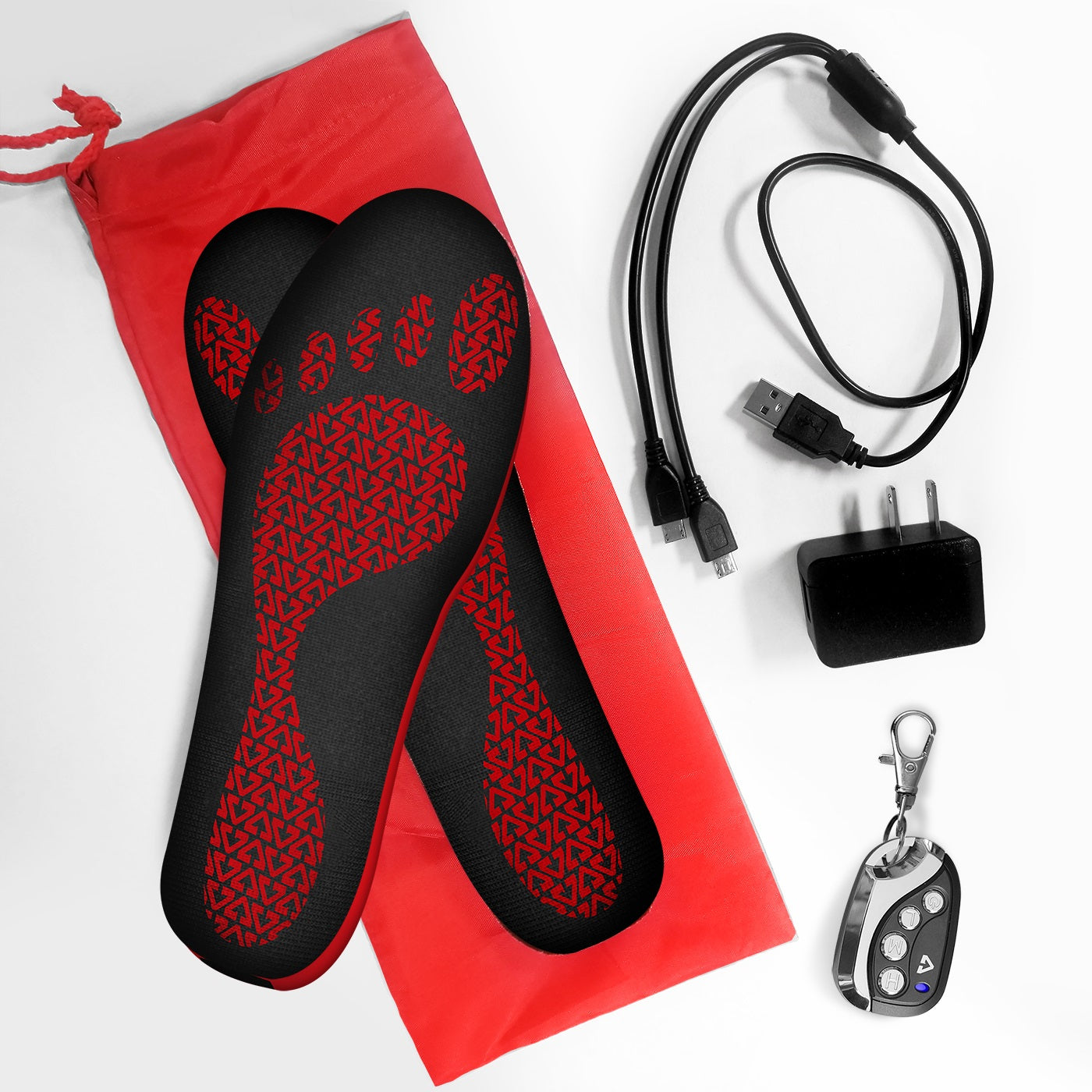  Gerbing 3V Rechargeable Heated Insoles With Remote
