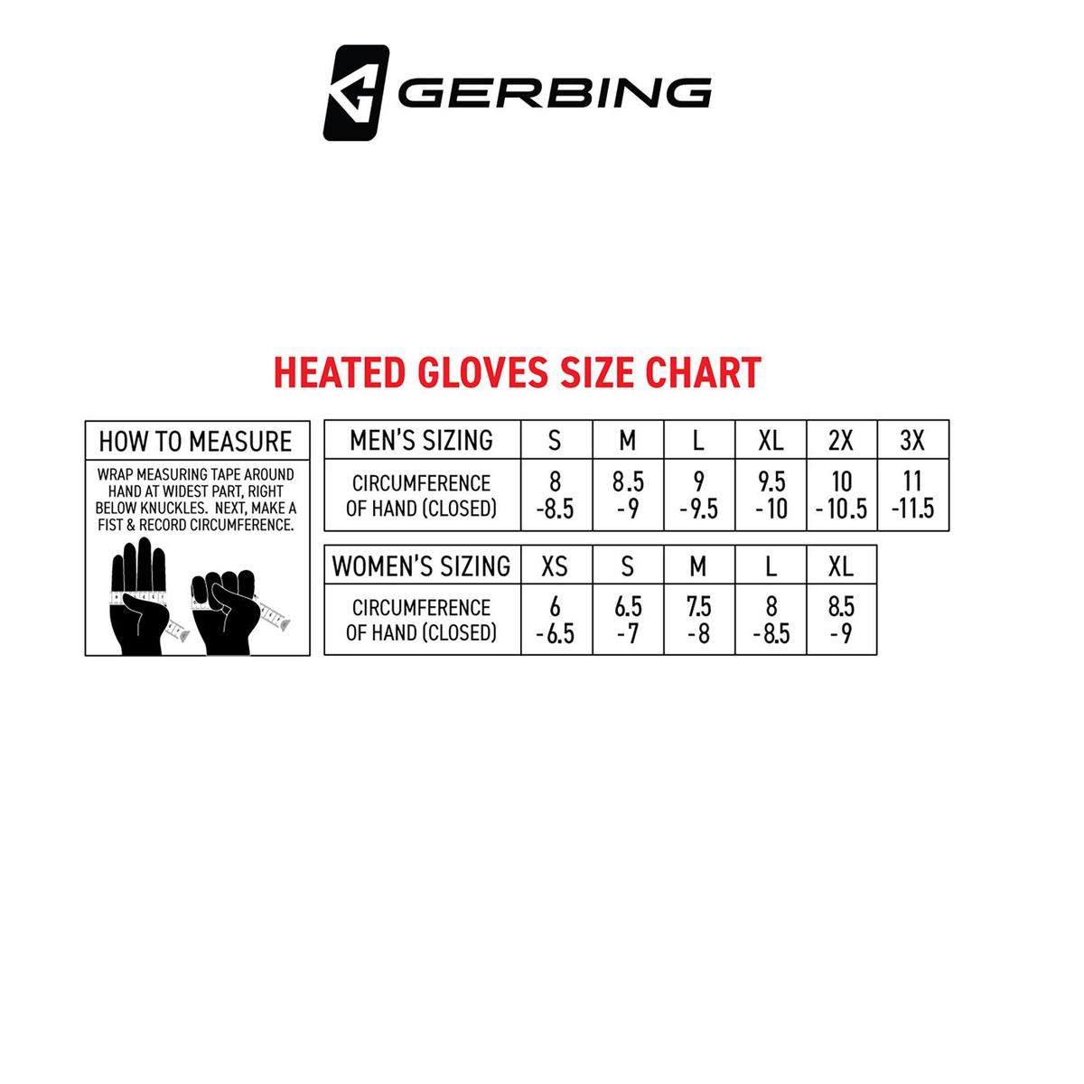  Gerbing S7 Mens Battery Heated Gloves - 7V Battery