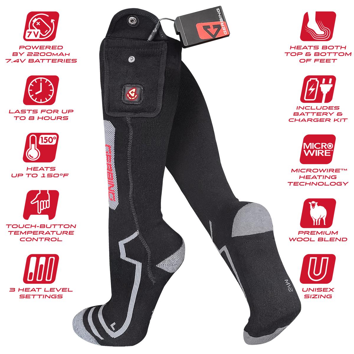  Gerbing 7V Ultimate Wool Heated Socks
