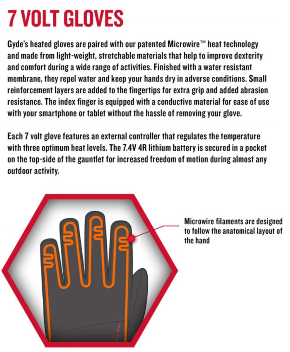  Gerbing Gyde S4 Heated Gloves (Small)
