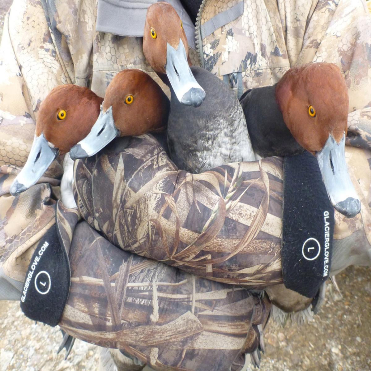  Glacier Glove Decoy Waterproof Gloves - Realtree Max 5 HD