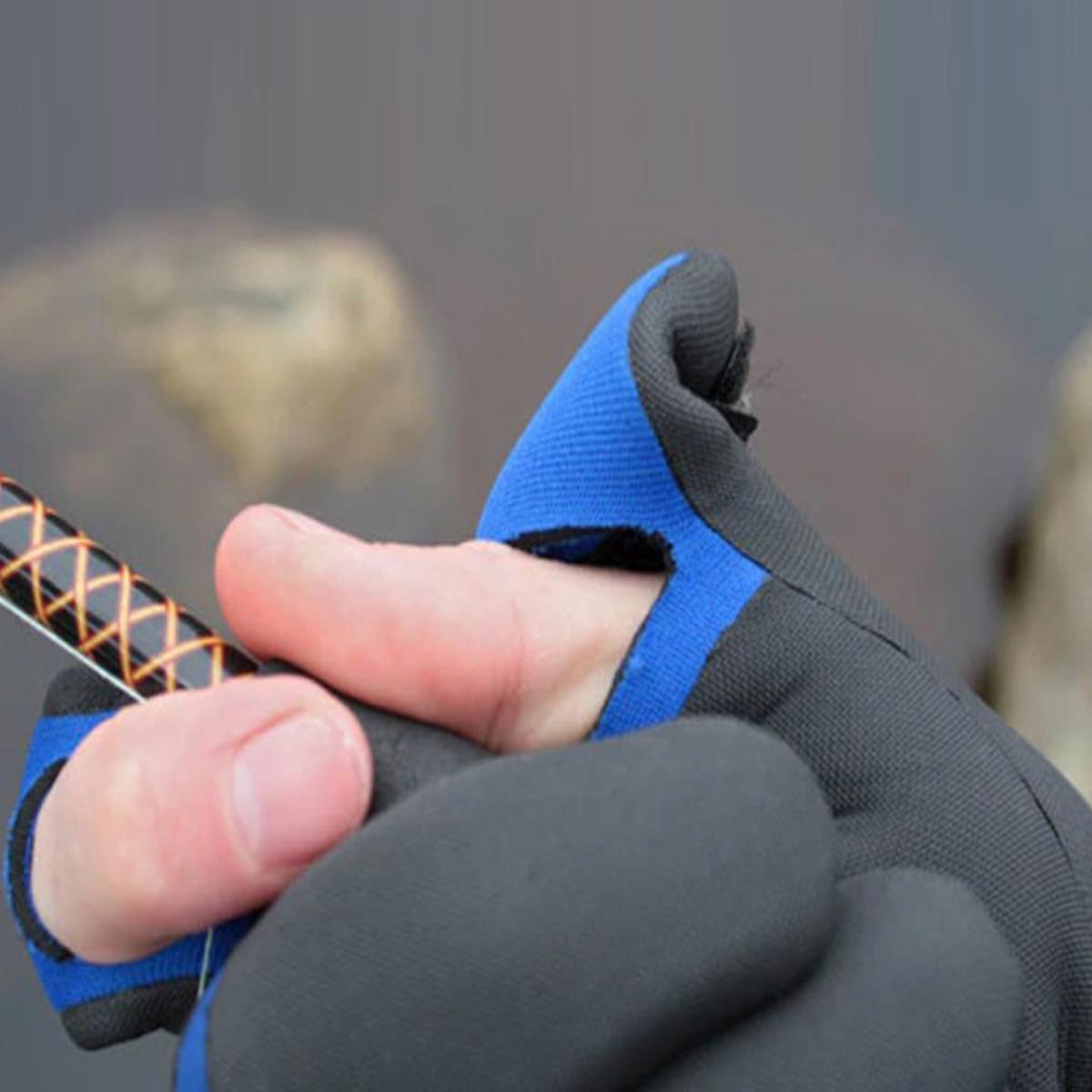  Glacier Glove Pro Angler Slit Finger Gloves - Black
