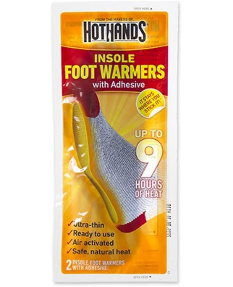  HotHands 9+ Hour Insole Foot Warmers With Adhesive - 16 Pairs