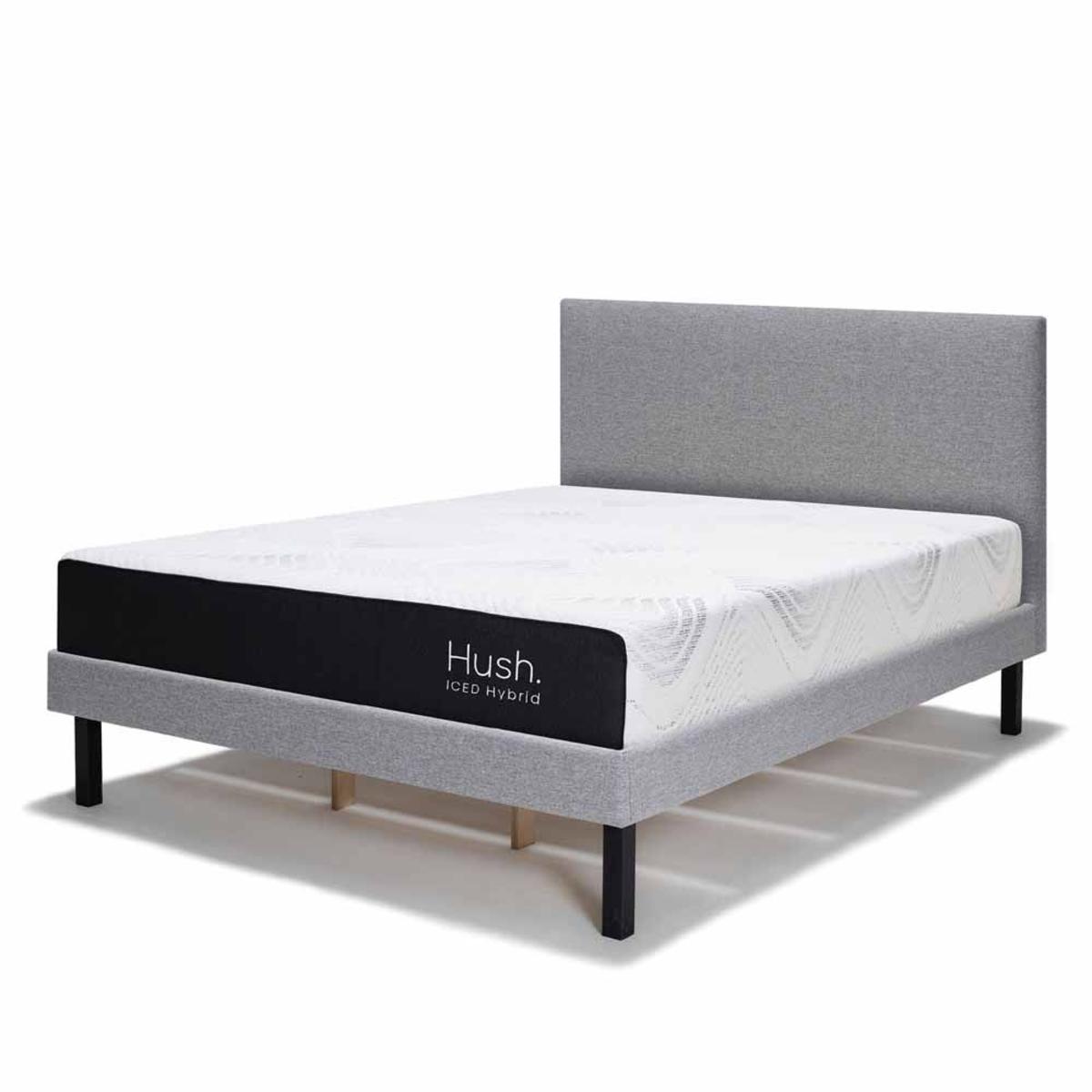  Hush 11in Smooth Top Iced Hybrid Mattress - Twin/White