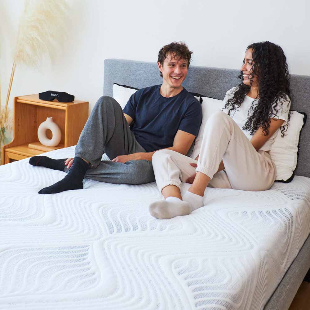  Hush 11in Smooth Top Iced Hybrid Mattress - Twin/White