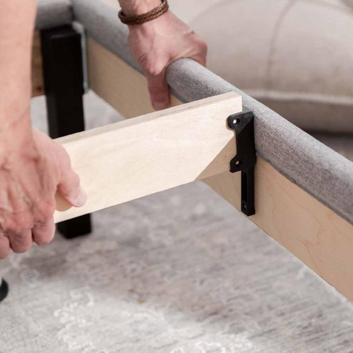  Hush Dani Bed Frame - Double/Grey