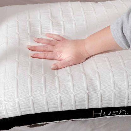  Hush Hybrid Adjustable Cooling Pillow 2 Sided - One Side Cooling, One Side Classic Stretch