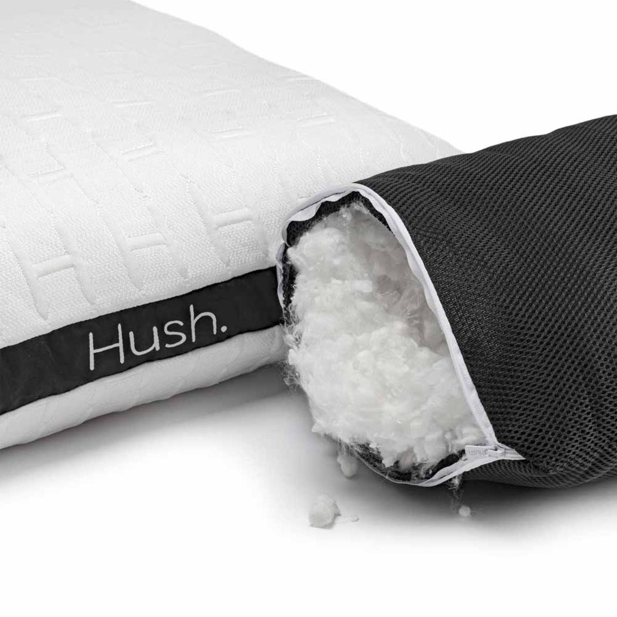  Hush Hybrid Adjustable Cooling Pillow 2 Sided - One Side Cooling, One Side Classic Stretch