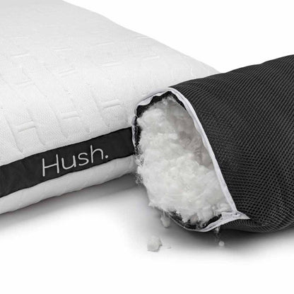  Hush Hybrid Adjustable Cooling Pillow 2 Sided - One Side Cooling, One Side Classic Stretch