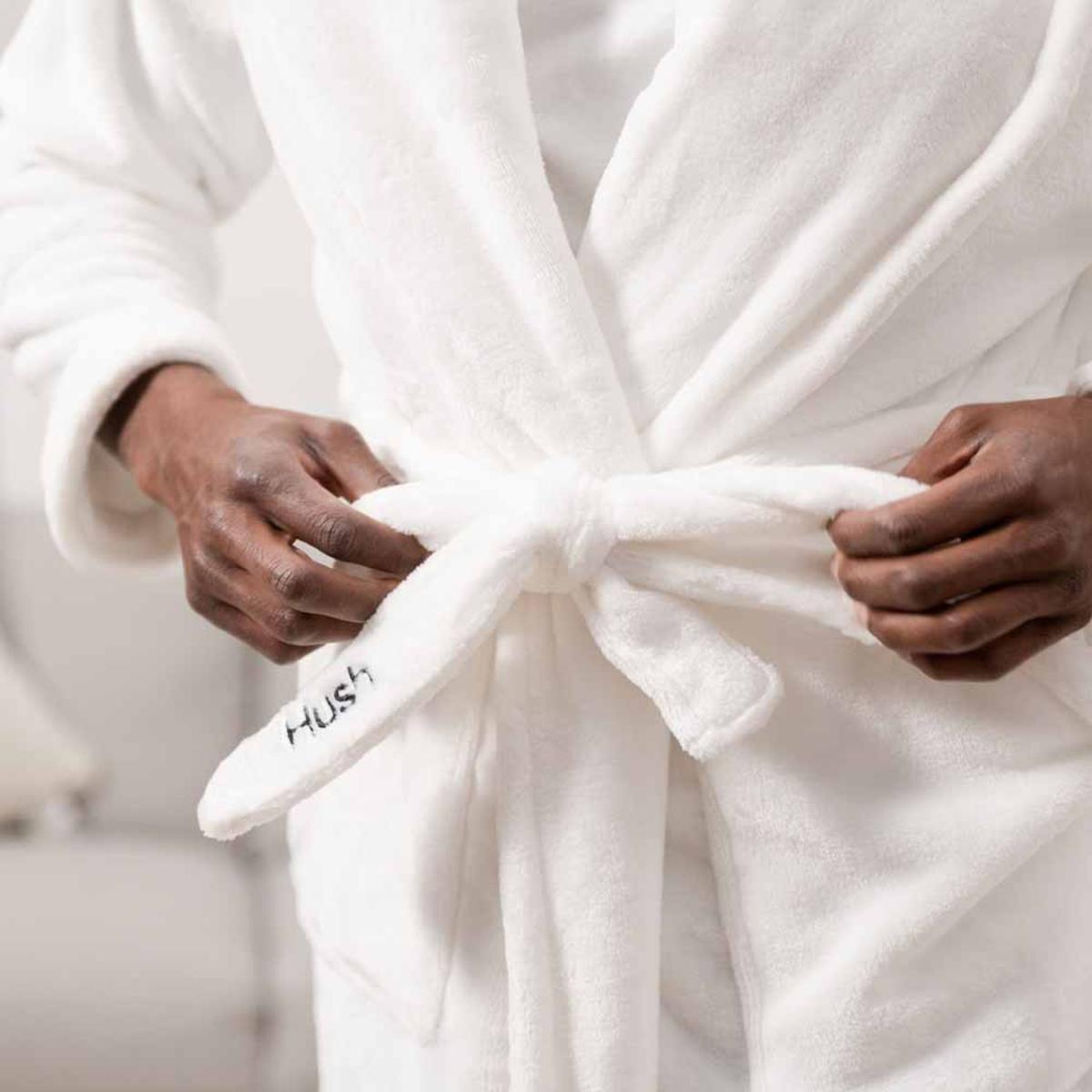  Hush Weighted Robe - White