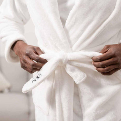  Hush Weighted Robe - White