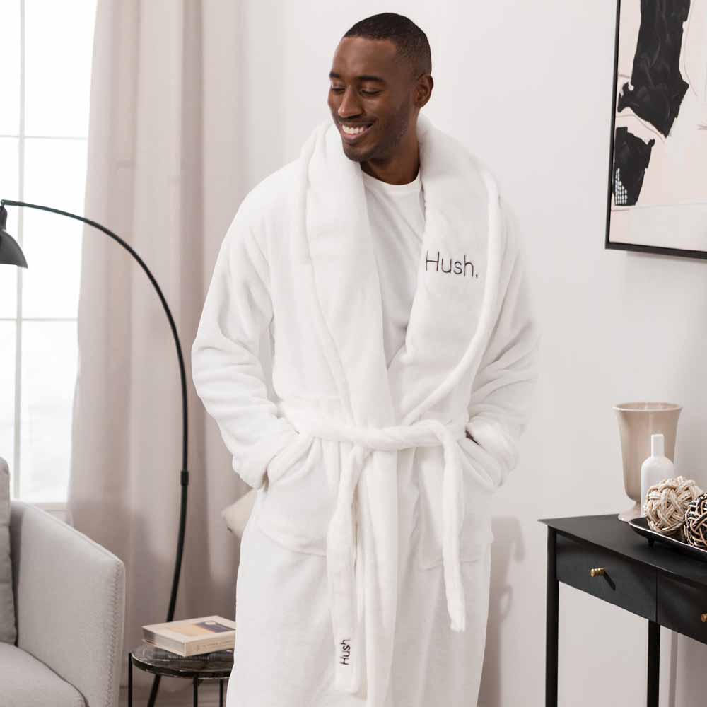  Hush Weighted Robe - White