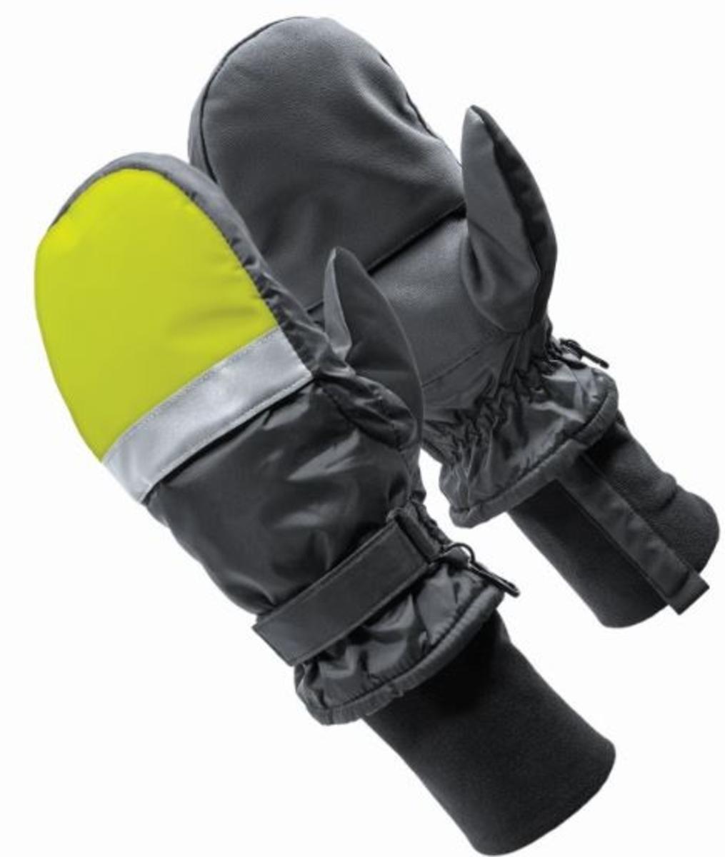  HXT Microwavable Heated Mittens - Hi Viz Yellow - Heat X-Change Technology