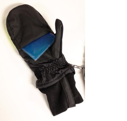  HXT Microwavable Heated Mittens - Hi Viz Yellow - Heat X-Change Technology