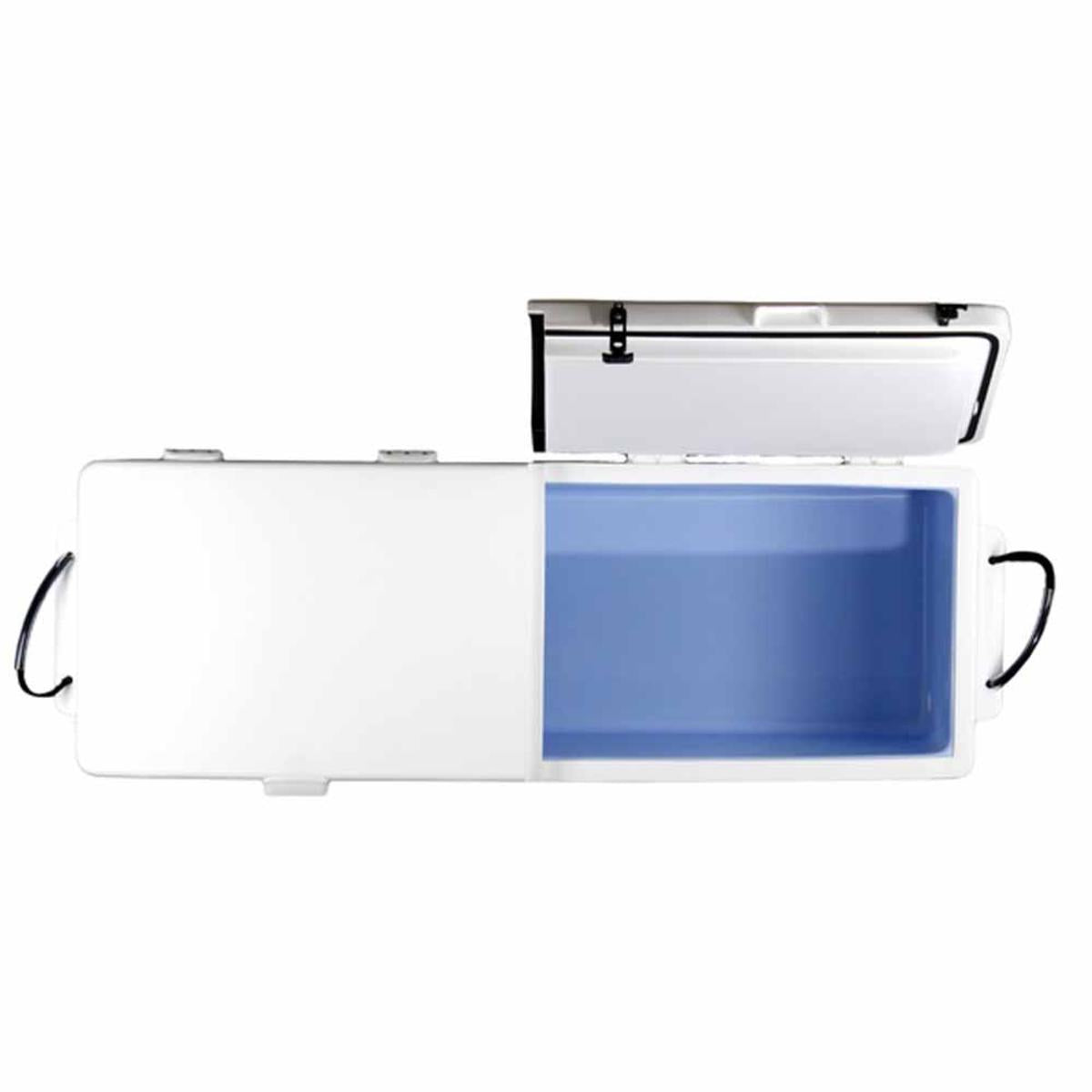 Icey-Tek 270 Quart Rotomold Split-Lid Cooler - White
